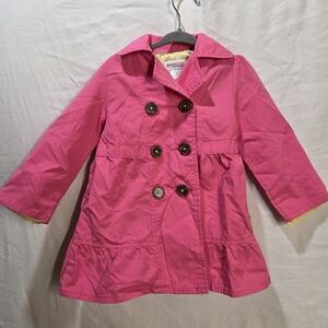 Lightweight Pink Kids Jacket - Genuine Kids From OshKosh Double Breasted 18 Mos